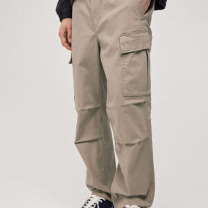 H&M Regular Fit Cargo Trousers – Beige
