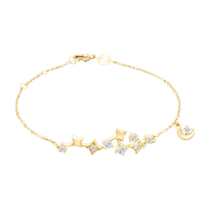 "Night Sky” 9K Yellow Gold Bracelet