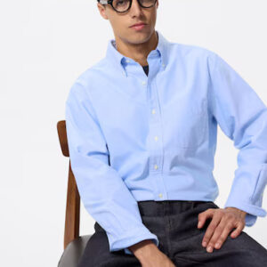 Uniqlo Men's Oxford Long Sleeve Shirt