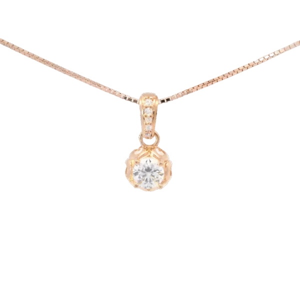 Rose Gold “Velvara” Pendant – ZN2313604‑30D